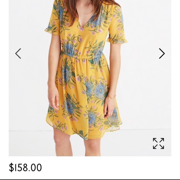 Madewell Dresses & Skirts - Madewell Sweetgrass Ruffle-Sleeve Dress